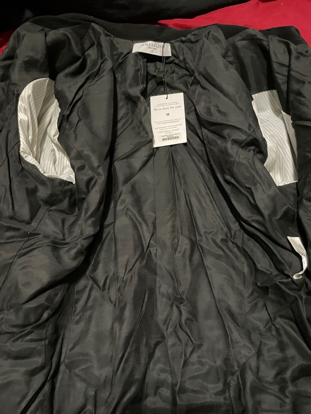 MM Lafleur Black Blazer with Branded Hang Tag - Picture 6 of 11